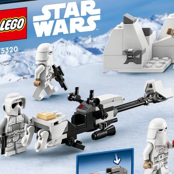 Brand New Lego Star Wars Snowtrooper Battle Pack 75320 - Picture 4 of 7